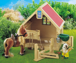 Sylvanian Family Stable and Pony